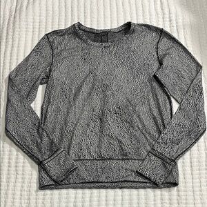 Lululemon Athletica Black Long Sleeve Sweatshirt